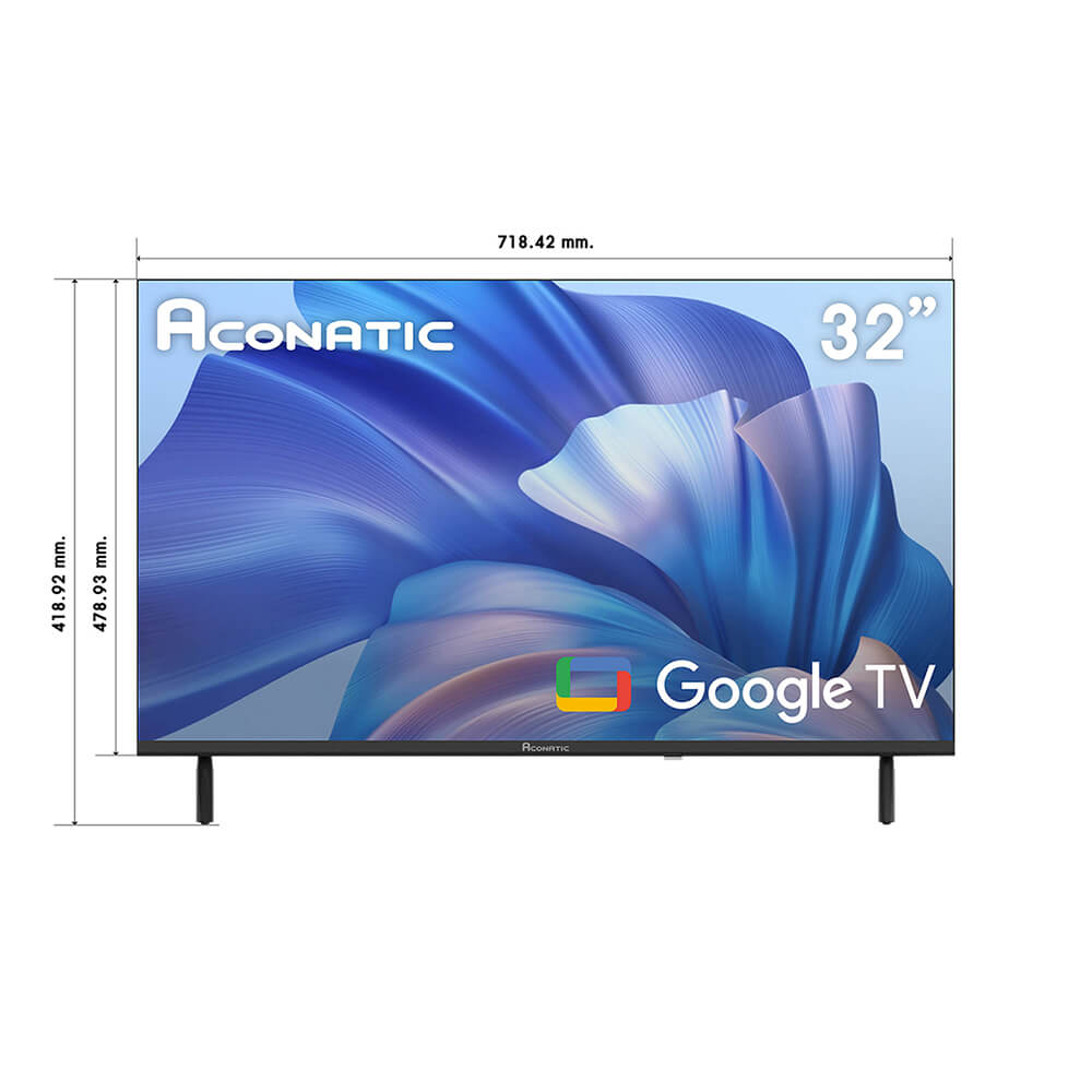 แอลอีดี ทีวี 32 นิ้ว ACONATIC 32HS1000AN  GOOGLE TV (รับประกัน 3 ปี)